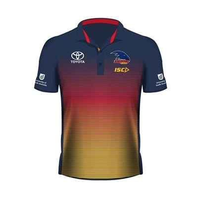 Fitness Mania - Adelaide Crows Sublimated Polo 2019