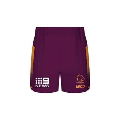 Fitness Mania - Brisbane Broncos Kids Training Shorts 2019