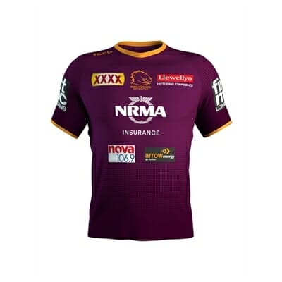 Fitness Mania - Brisbane Broncos Training Tee 2019