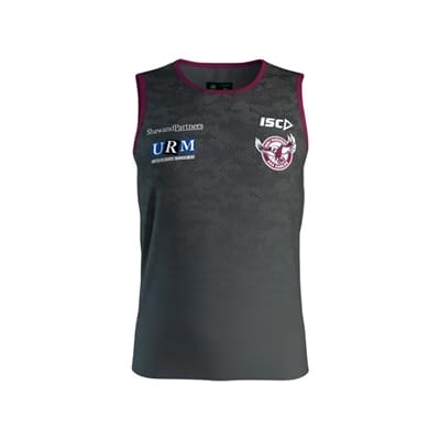 Fitness Mania - Manly Sea Eagles Training Singlet 2019