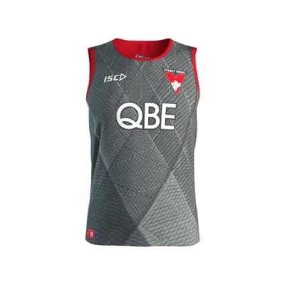 Fitness Mania - Sydney Swans Training Singlet 2019