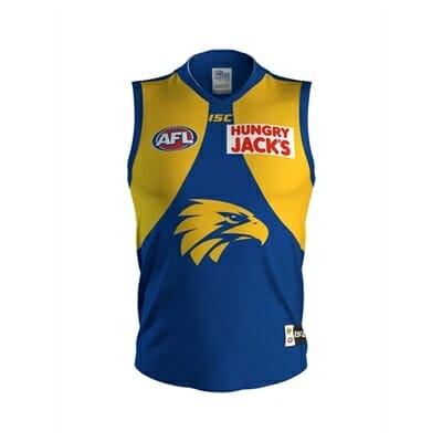 Fitness Mania - West Coast Eagles Home Guernsey 2019