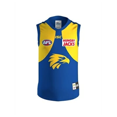 Fitness Mania - West Coast Eagles Kids Home Guernsey 2019