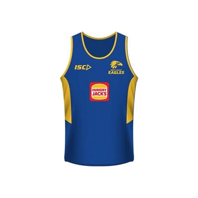 Fitness Mania - West Coast Eagles Kids Training Singlet 2019