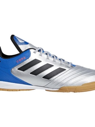 Fitness Mania - Adidas Copa Tango 18.3 IN - Mens Futsal/Indoor Soccer Shoes - Silver/Core Black/Football Blue