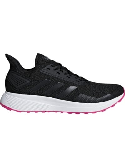 Fitness Mania - Adidas Duramo 9 - Womens Running Shoes - Core Black/Shock Pink