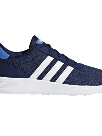 Fitness Mania - Adidas Lite Racer - Kids Running Shoes - Navy Blue/White