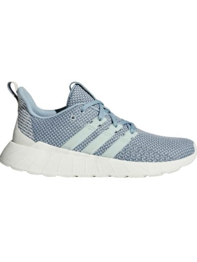 Fitness Mania - Adidas Questar Flow - Womens Casual Shoes - Ash Grey/Ice Mint/Raw Grey