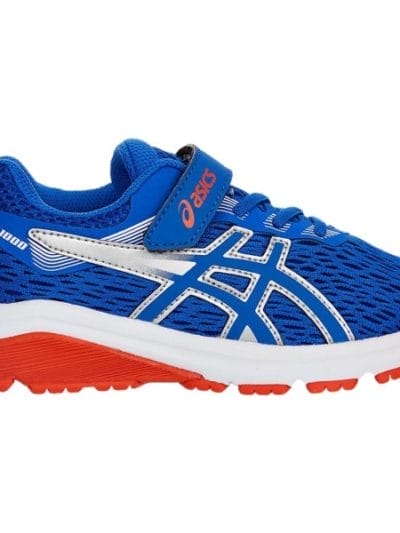 Fitness Mania - Asics GT-1000 7 PS - Kids Boys Running Shoes - Illusion Blue/Red