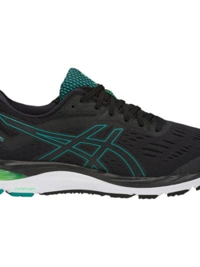 Fitness Mania - Asics Gel Cumulus 20 - Mens Running Shoes - Black/Beryl Green