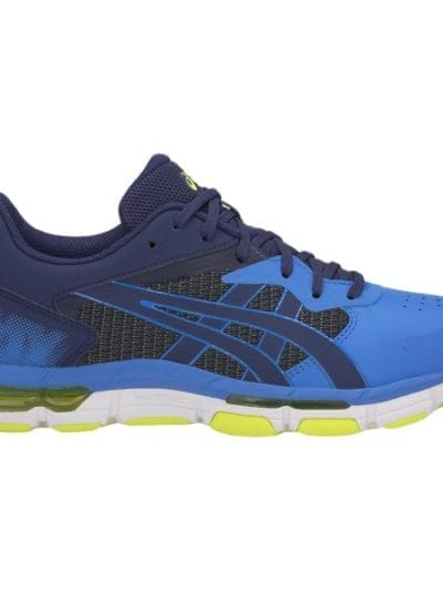 Fitness Mania - Asics Gel Netburner Academy 8 - Womens Netball Shoes - Blue Coast/Indigo Blue