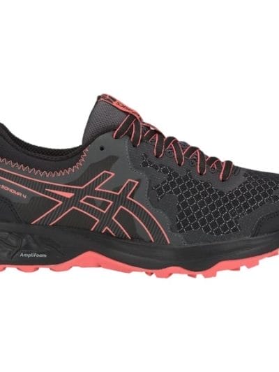 Fitness Mania - Asics Gel Sonoma 4 - Womens Trail Running Shoes - Black/Papaya