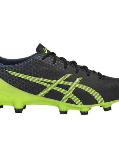 Fitness Mania - Asics Menace - Mens Football Boots - Black/Hazard Green