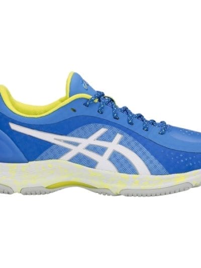 Fitness Mania - Asics Netburner Super FF - Womens Netball Shoes - Blue Coast/White