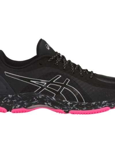 Fitness Mania - Asics Netburner Super FF - Womens Netball Shoes - Double Black/Pink