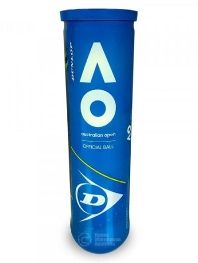 Fitness Mania - Dunlop AO Tennis Ball - 4 Ball Can