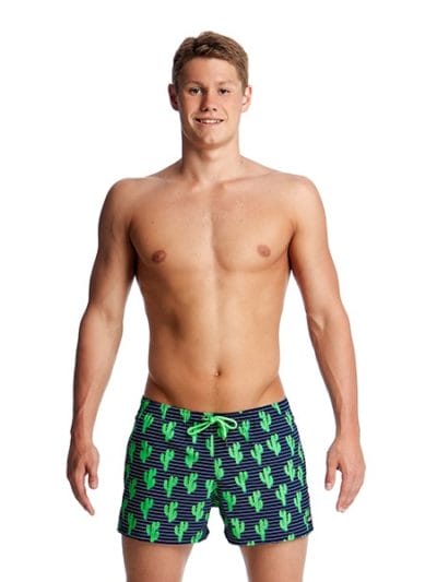 Fitness Mania - Funky Trunks Mens Swimming Shorts - Prickly Pete