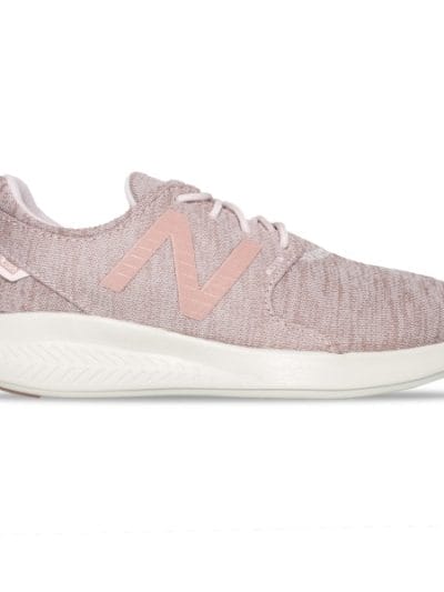 Fitness Mania - New Balance FuelCore Coast v4 - Kids Girls Running Shoes - Pink/White