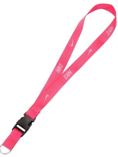 Fitness Mania - Nike Detachable Lanyard - Hyper Pink/White