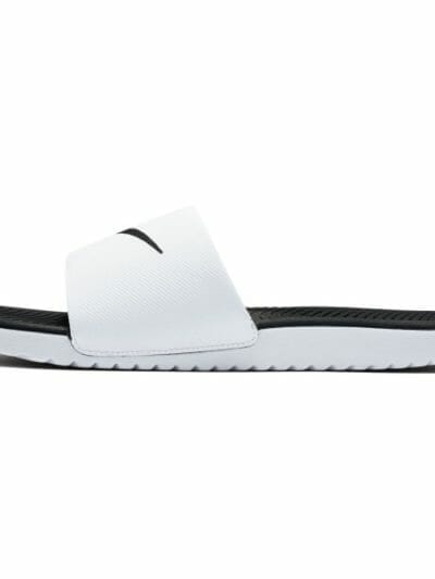 Fitness Mania - Nike Kawa Slide - Mens Casual Slides - White/Black