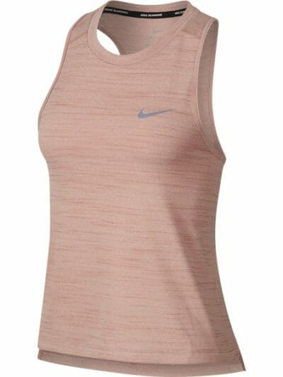 Fitness Mania - Nike Miler Slub Womens Running Tank Top - Pink