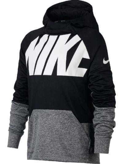 Fitness Mania - Nike Therma GFX Kids Boys Training Hoodie - Black/Carbon Heather