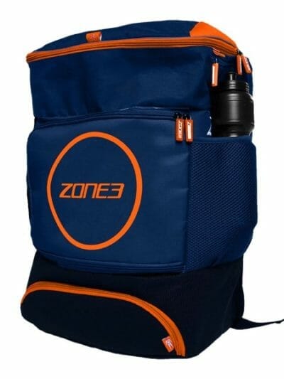 Fitness Mania - Zone3 Triathlon Transition Backpack - Navy/Orange
