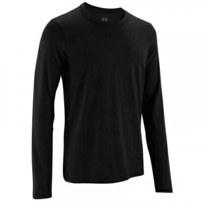 Fitness Mania - Essential Long Sleeved Fitness T-Shirt Black