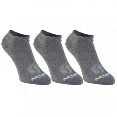 Fitness Mania - Junior Low Sports Socks RS160 - 3 Pack - Grey