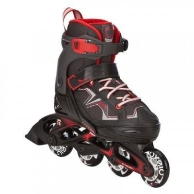 Fitness Mania - Kid's Fit 3 Fitness Inline Skates - Red_PIPE_Black