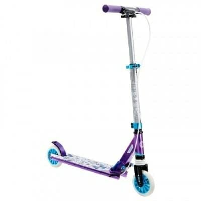 Fitness Mania - Mid 5 Kids' Scooter with Handlebar Brake and Suspension - Purple