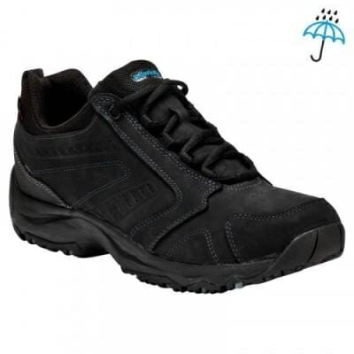 Fitness Mania - Nakuru Novadry Men's Fitness Walking Shoes - Black Leather