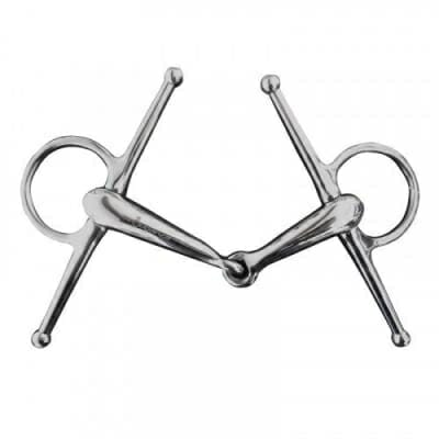 Fitness Mania - Steel Full Cheek Snaffle Bit - Horse And Pony Size