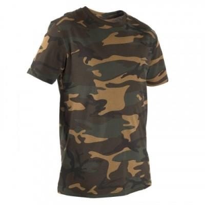 Fitness Mania - T-Shirt Steppe 100 - Camouflage Wl Green
