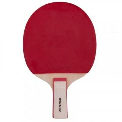 Fitness Mania - Table Tennis Bat FR730 Short Red and Black