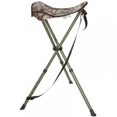 Fitness Mania - Telescopic Hunting Tripod Stool - Camouflage Brown
