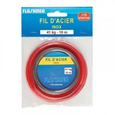 Fitness Mania - _SUP_12KG BRAIDED STEEL LINE 10M 41KG FISHING LEADERS