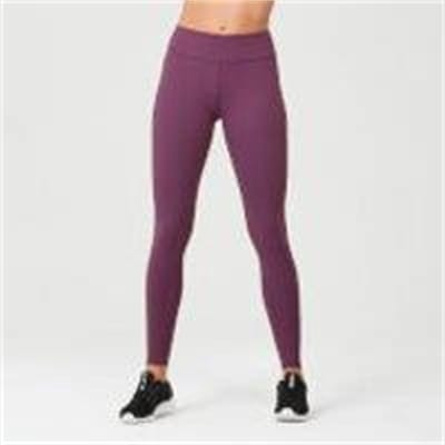 Fitness Mania - Power Leggings - Mulberry - L - Mulberry