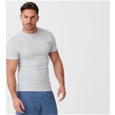 Fitness Mania - Sculpt Seamless T-Shirt - Silver - XS - Silver