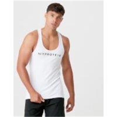 Fitness Mania - The Original Stringer Vest - White - S - White