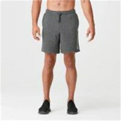 Fitness Mania - The Original Sweat Shorts - Charcoal Marl - L - Charcoal Marl