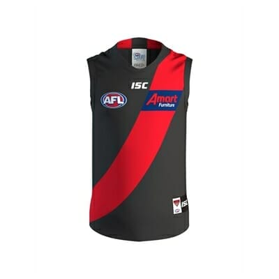 Fitness Mania - Essendon Bombers Kids Home Guernsey 2019