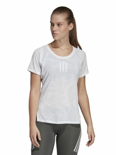 Fitness Mania - Adidas Aeroknit Womens Training T-Shirt - White