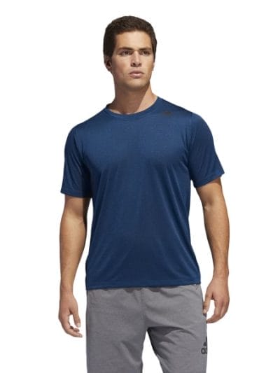 Fitness Mania - Adidas FreeLift Tech Climacool Mens Training T-Shirt - Legend Marine/Heather