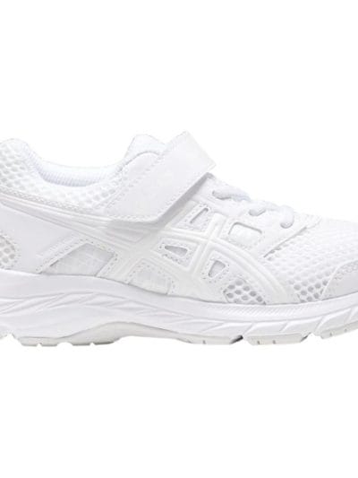 Fitness Mania - Asics Contend 5 PS - Kids Running Shoes - Triple White