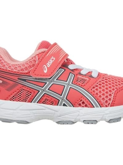 Fitness Mania - Asics Contend 5 TS - Kids Girls Running Shoes - Pink Cameo/White