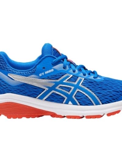 Fitness Mania - Asics GT-1000 7 GS - Kids Boys Running Shoes - Illusion Blue/Red