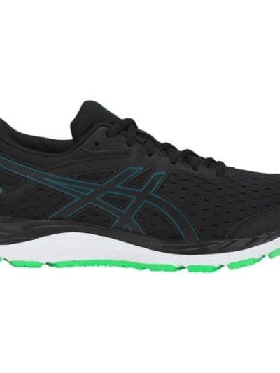 Fitness Mania - Asics Gel Cumulus 20 GS - Kids Boys Running Shoes - Black/Beryl Green