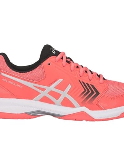 Fitness Mania - Asics Gel Dedicate 5 - Womens Tennis Shoes - Papaya/Silver