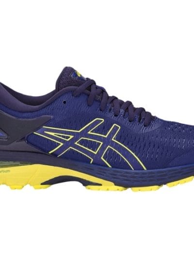 Fitness Mania - Asics Gel Kayano 25 GS - Kids Boys Running Shoes - Asics Blue/Lemon Spark